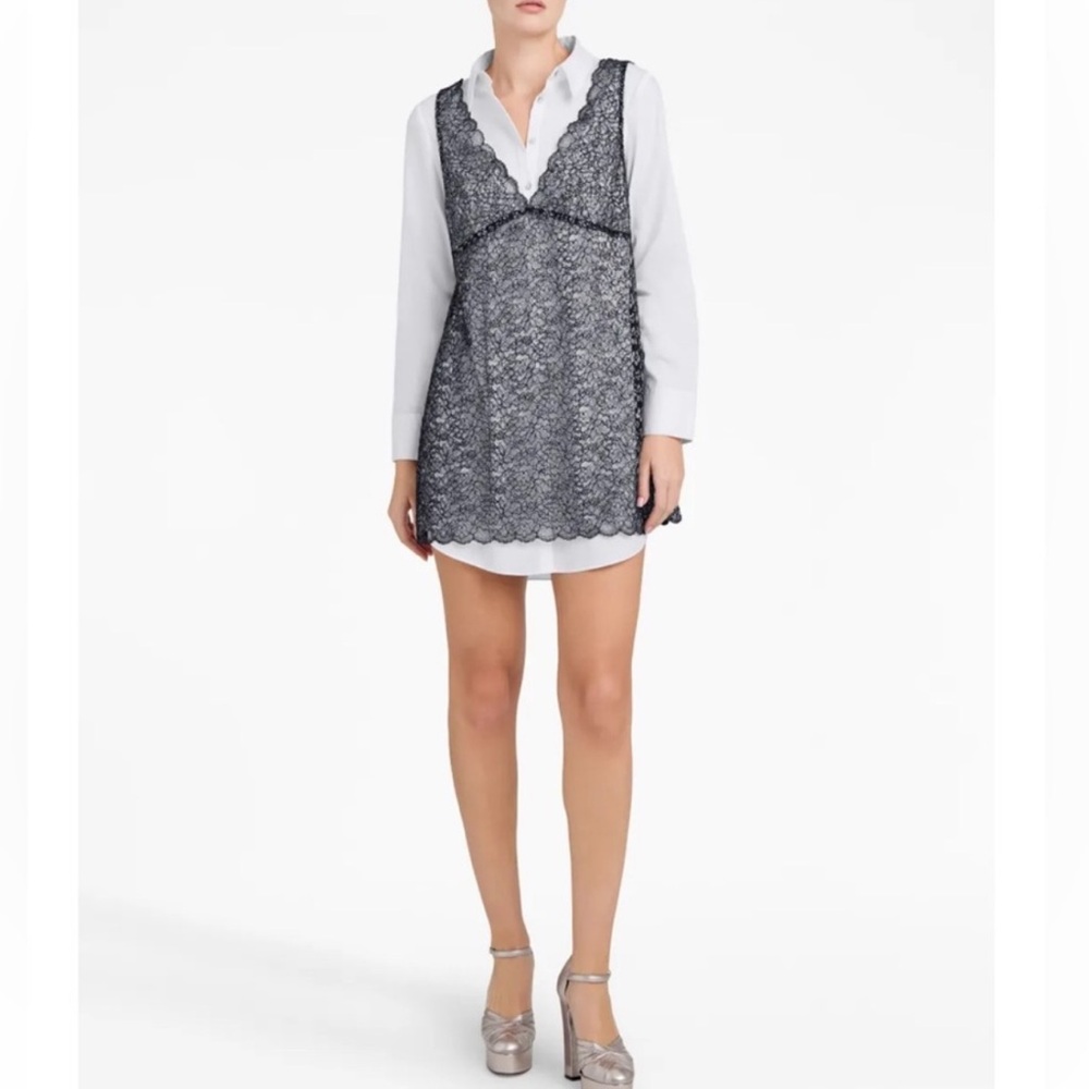Cinq A Sept
Catilina lace-overlay dress NWT
